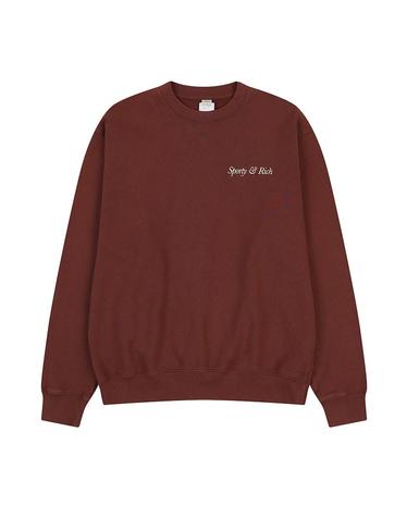 [Sporty & Rich] 스포티앤리치 HWCNY 크루넥 레드 / SRD5MT0007RD