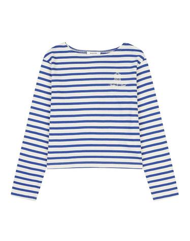 [Sporty & Rich] 스포티앤리치 VENDOME BRETON 롱슬리브 블루 / SRD4LS0201BL