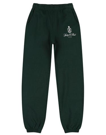 [Sporty & Rich] 스포티앤리치 Vendome 스웨트팬츠 그린 / SRD5BP0009GN