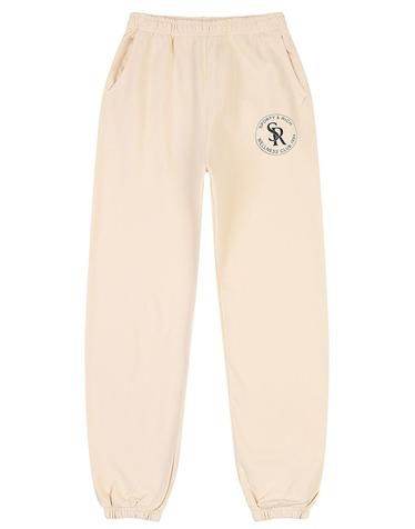 [Sporty & Rich] 스포티앤리치 S&R 스웨트팬츠 아이보리 / SRD4BP0003IV