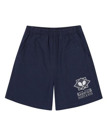 [Sporty & Rich] 스포티앤리치 NY 라켓 클럽 짐 쇼츠 네이비 / SRD4SP0214NV