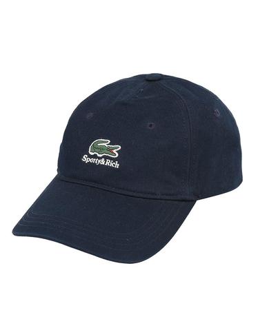 [Sporty Rich] 스포티앤리치 Lacoste Serif 햇 네이비 / SRD1HT0300NV