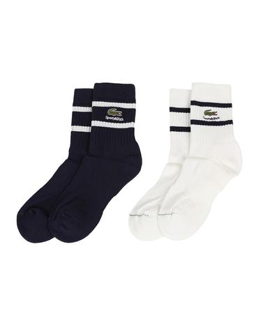 [Sporty Rich] 스포티앤리치 립 스트라이프 삭스 네이비 / SRD1SC0300NV