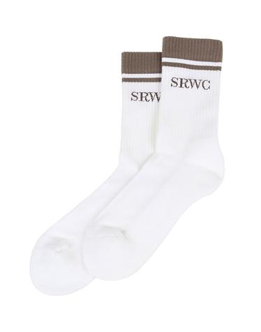 [Sporty Rich] 스포티앤리치 어퍼 이스트 사이드 삭스 화이트 / SRD5SC0002WH