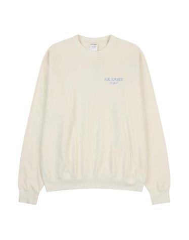 [Sporty Rich] 스포티앤리치 윔블던 크루넥 화이트 / SRD5MT0005WH