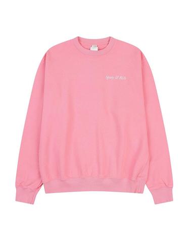 [Sporty Rich] 스포티앤리치 HWCNY 크루넥 핑크 / SRD5MT0007PK