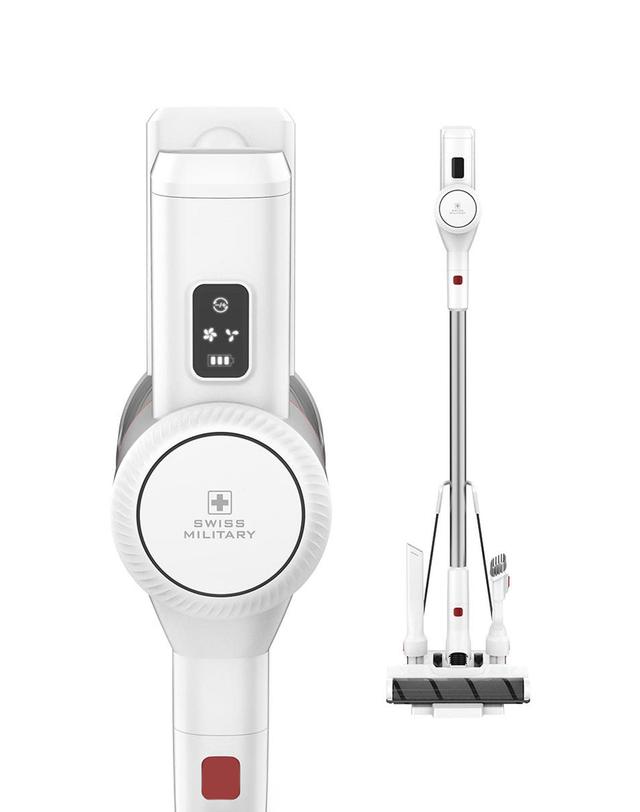 스위스밀리터리 스위스밀리터리 화이트스톰 BLDC 무선청소기 NBA-BL5000V 착용컷
