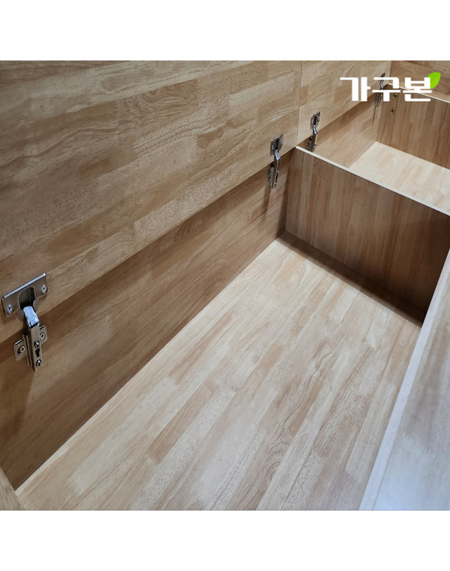 가구본 프레스토 킹사이즈침대 침대킹 라지 프레임 월넛 착용컷