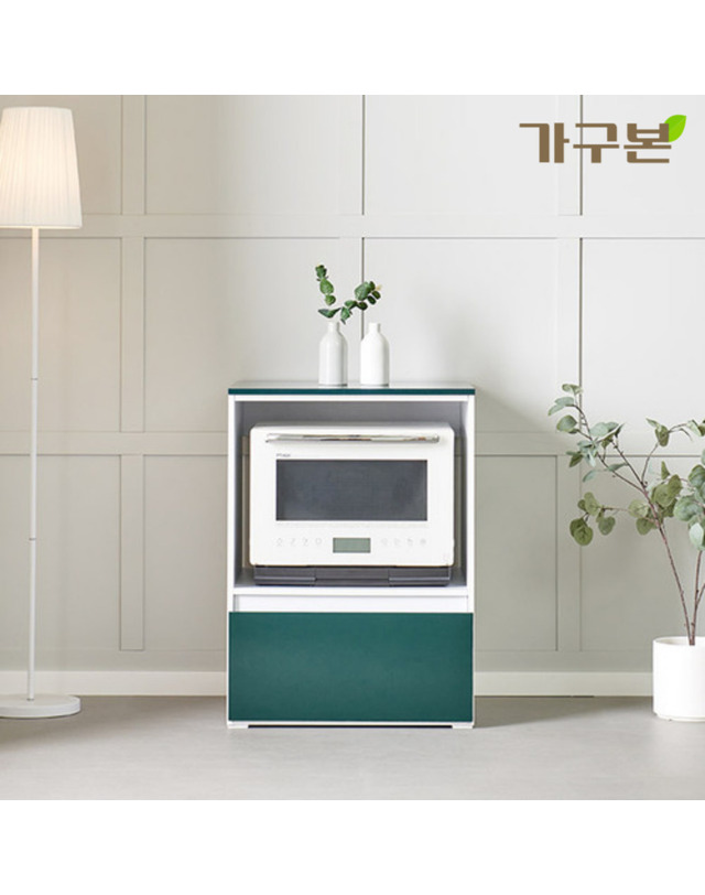 가구본 체코 서랍형 광파렌지대 600 레인지장 전자렌지밥솥수납장 착용컷