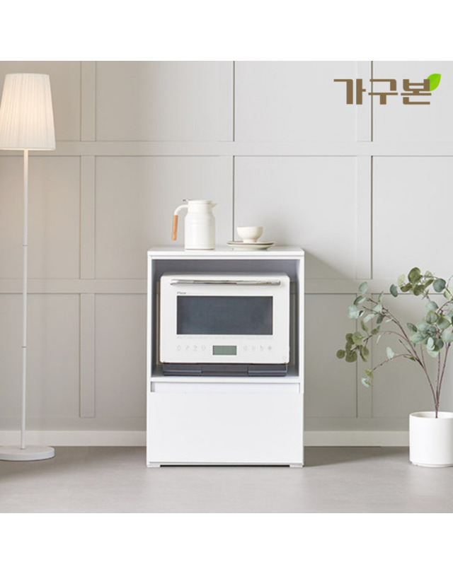 가구본 체코 서랍형 광파렌지대 600 레인지장 전자렌지밥솥수납장 착용컷
