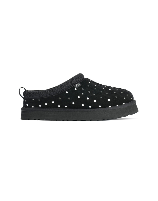 어그 어그 K 타즈 SHINY DOTS 슬리퍼 블랙 1180230K-BLK 착용컷