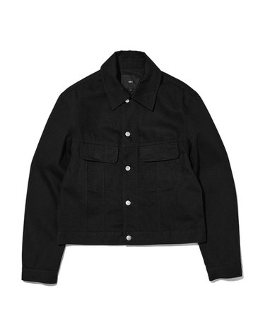 플랙 (PLAC) 22FW 남성 의류 남성 데님 트러커 재킷 TYPE 3 051B 블랙 로우 블랙 린스드 (PWTT5JK051BDB0)