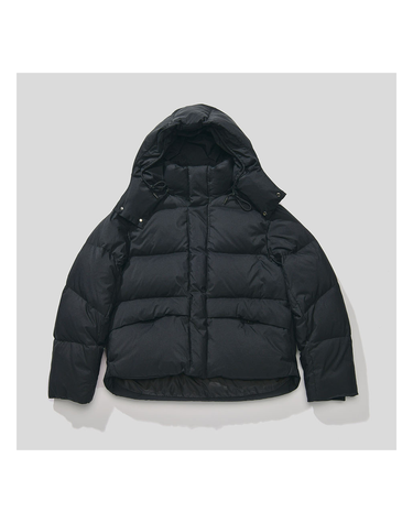 플랙 (PLAC) 22FW 남녀공용 의류 후드 탈부착 다운 점퍼 블랙 (PWTT4DJL12UOBK)