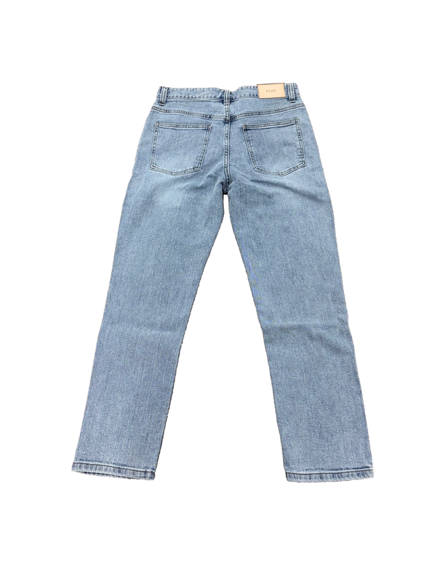 플랙 플랙 (PLAC) 22FW 남녀공용 의류 노이 커츠 K14 라이트 워시드 라이트 블루 (PJTT5NKK145LI1) 착용컷