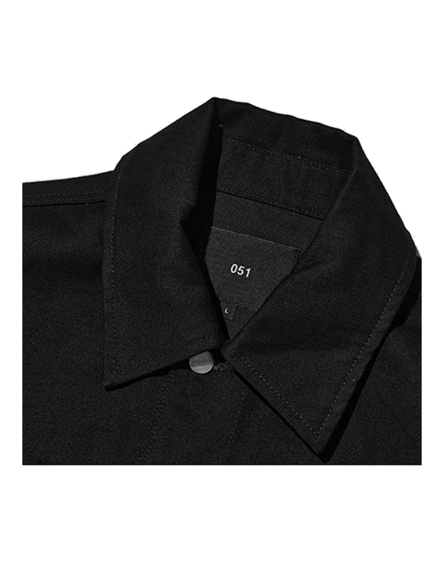 플랙 플랙 (PLAC) 22FW 남성 의류 남성 데님 트러커 재킷 TYPE 3 051B 블랙 로우 블랙 린스드 (PWTT5JK051BDB0) 착용컷