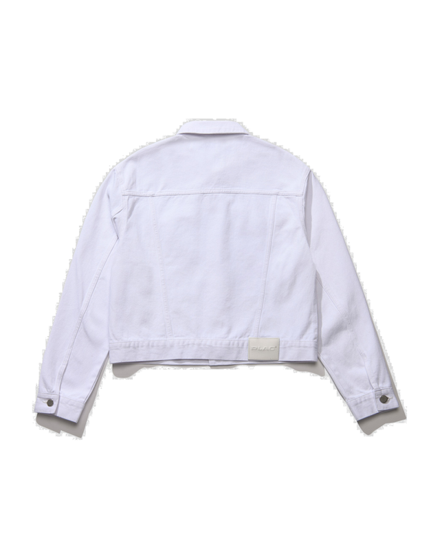 플랙 플랙 (PLAC) x LEARN UP 22FW 남성 의류 런업 X 플랙 재킷 M34 화이트 아이보리 (PJTT5JKM343LZ0) 착용컷