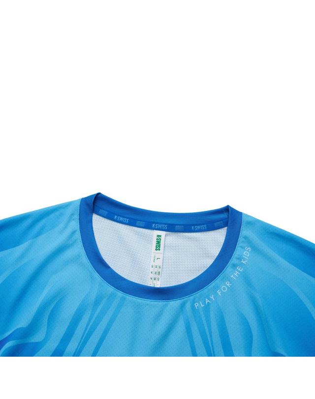 케이스위스 남성 루블레프 2026 호주 오픈 반팔 티 1KSTSSV003BL 착용컷