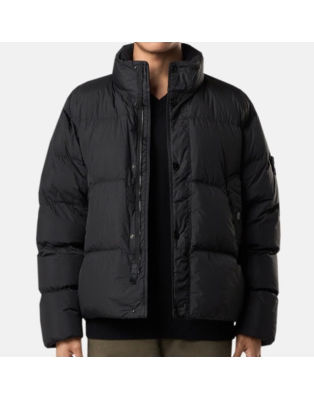 스톤아일랜드 스톤아일랜드 26FW 크링클 랩스 다운 자켓 패딩 논후드 블랙 L2S1541001 09S0A23 V0029 착용컷
