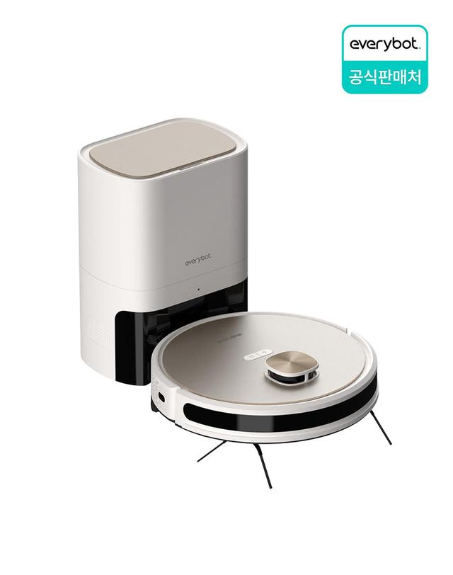 에브리봇 [에브리봇] 올인원 로봇청소기 Q3 Turbo Plus 대용량배터리/자동먼지비움/컴팩트사이즈 착용컷