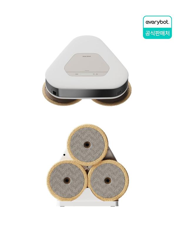 에브리봇 [에브리봇] 흩날림 없는 바닥케어 쓰리스핀 물걸레 로봇청소기 TS450 착용컷