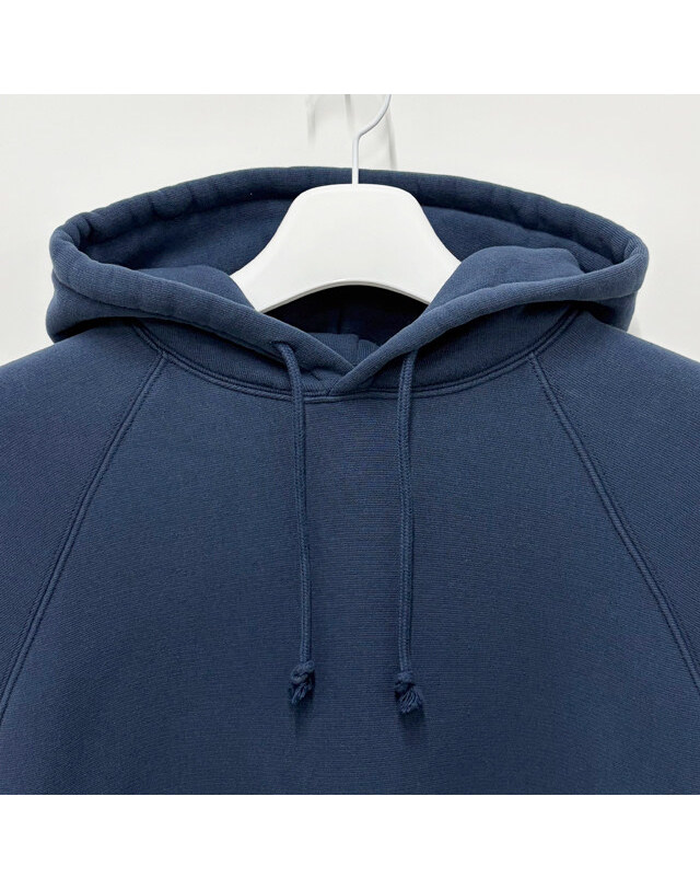 스투시 [명품] 26SS 스투시 FLEECE RAGLAN 플리스 래글란 후드티 네이비 118572 0806 착용컷