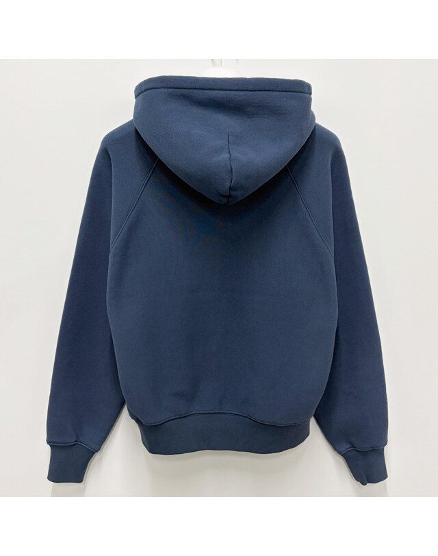 스투시 [명품] 26SS 스투시 FLEECE RAGLAN 플리스 래글란 후드티 네이비 118572 0806 착용컷