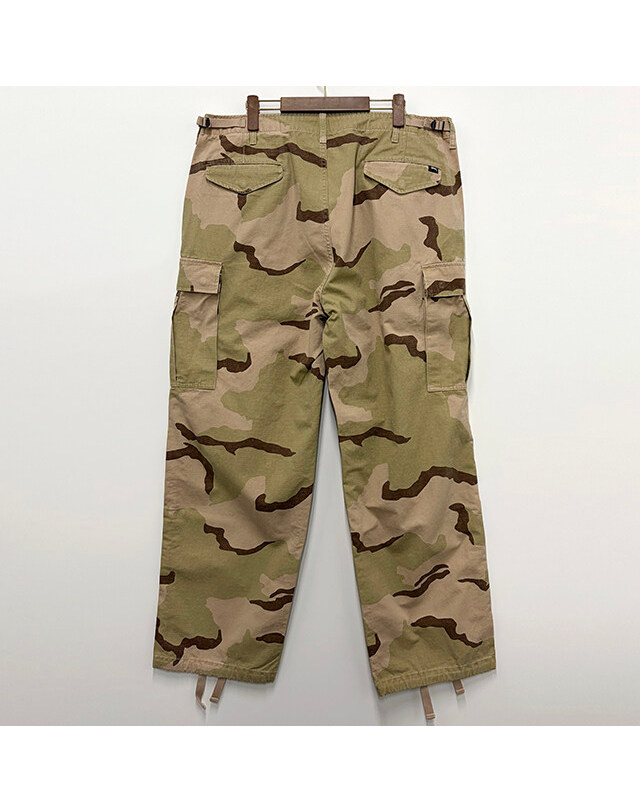 스투시 [명품] 26SS 스투시 RIPSTOP MILITARY 립스탑 밀리터리 카고 팬츠 샌드 카모 116668 2724 밝은 브라운 착용컷