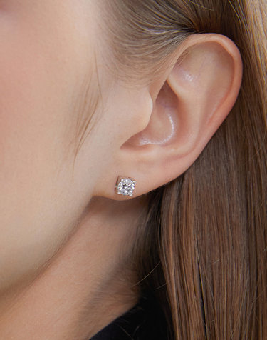 에센스 실버(W) H 모이사나이트 귀걸이 0.5CT HL4E5B453W9XXX