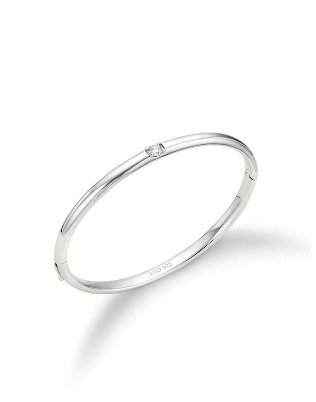 이에르 로르 에센스 실버(W) 랩다이아 뱅글 0.3CT HL4B52434W9 착용컷