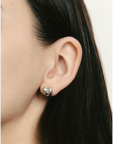 에트레브 실버(W) 테일 듀엣 러브 귀걸이 HL2E4B207W9XXX