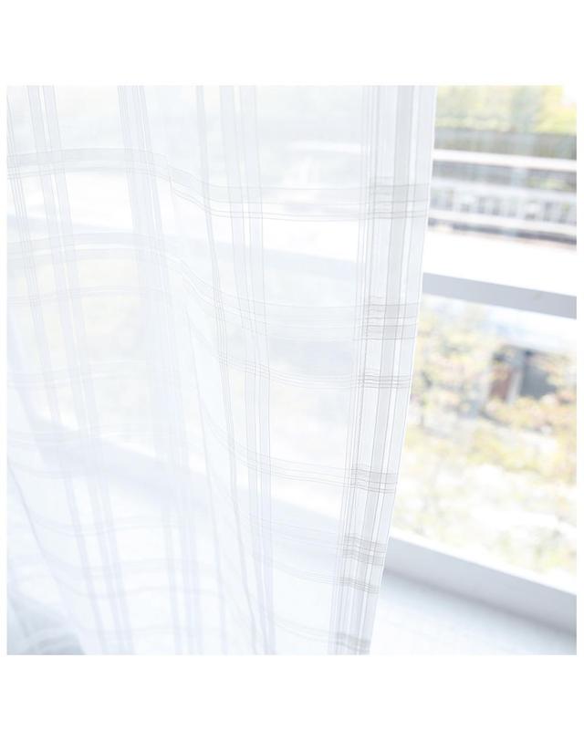 리앤룸 [리앤룸] 모던체크 레이스 커튼 (2장) 착용컷