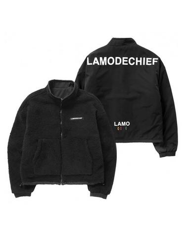 LAMO REVERSIBLE FLEECE (BLACK)