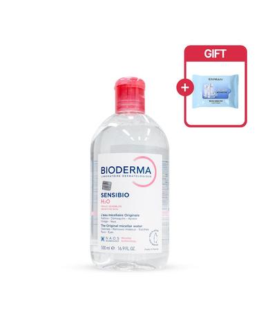 바이오더마 센시비오 H2O 클렌징 워터 500ml + 클렌징티슈