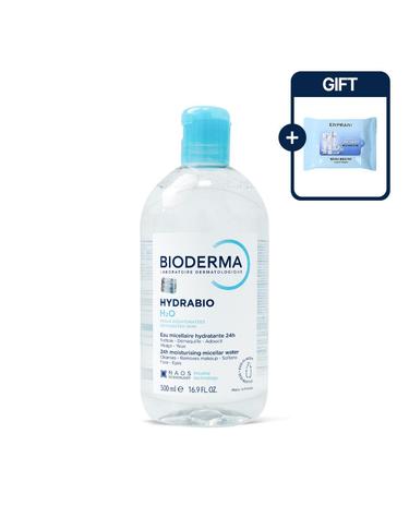바이오더마 하이드라비오 H2O 클렌징 워터 500ml + 클렌징티슈