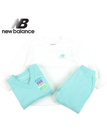 뉴발란스 뉴발란스 키즈 3PCS 조끼 셋업(NK9YD1352U-84)_민트
