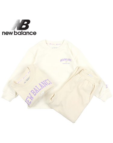 뉴발란스 뉴발란스 키즈 여아 3PCS 크롭조끼 셋업(NK9YD1151G-39)_아이보리
