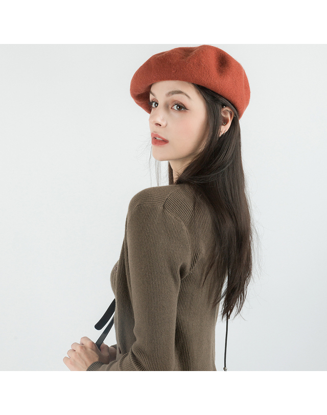 림드 휘게 울 베레모 4 COLOR 착용컷