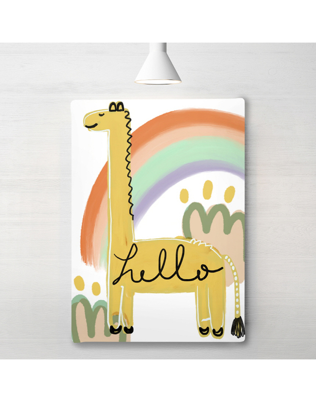 림드 인테리어 액자 Giraffe 착용컷