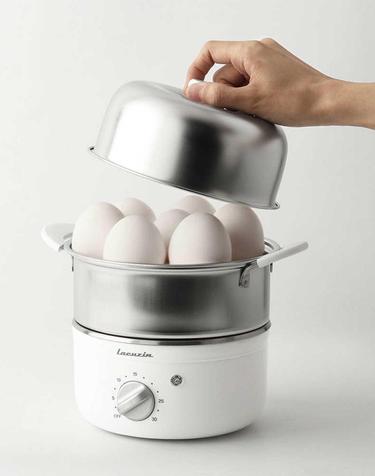 라쿠진 계란찜기 화이트