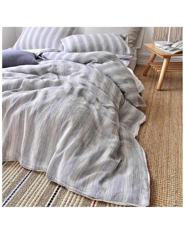 스페이스샾 Vandyck HC87 WASHED STRIPE COTTON grey set S 착용컷