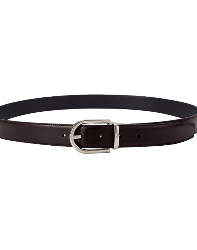 몽블랑 MONTBLANC 몽블랑 벨트 126014 / 남성 정장벨트 착용컷