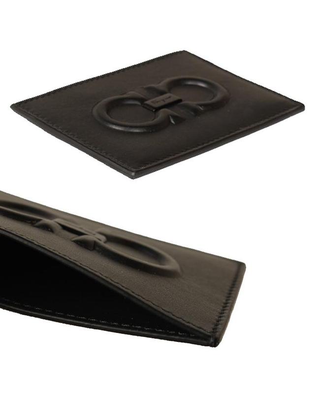 살바토레 페라가모 FERRAGAMO 페라가모 카드케이스 66A244 0694150 NERO /카드지갑 착용컷