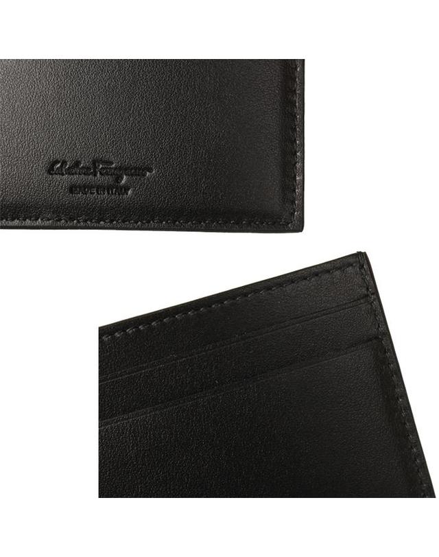 살바토레 페라가모 FERRAGAMO 페라가모 카드케이스 66A244 0694150 NERO /카드지갑 착용컷