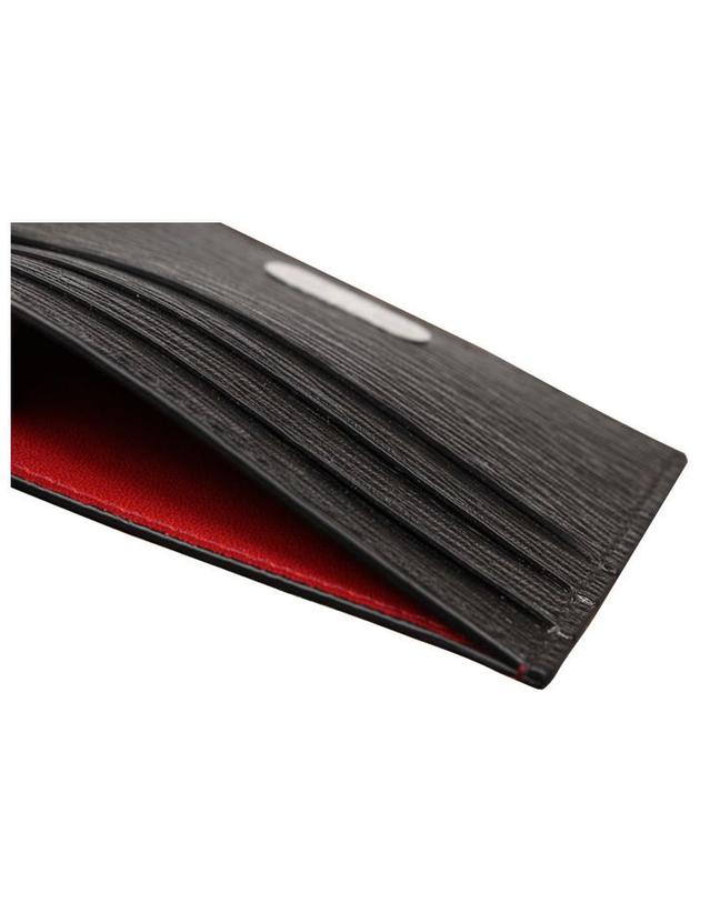 살바토레 페라가모 FERRAGAMO 페라가모 카드케이스 66A302 0698914 NERO/RED / 남성 카드지갑 착용컷