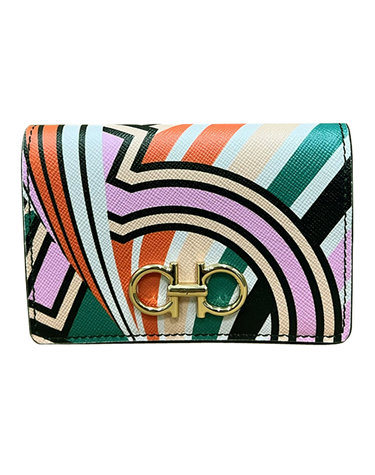 FERRAGAMO 페라가모 카드케이스 220371 0759719 ST GANCIO/NERO /카드지갑