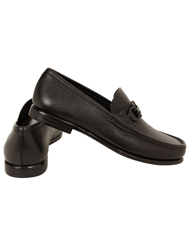 살바토레 페라가모 FERRAGAMO 페라가모 로퍼 CROWN 0688525 NERO / 남성 로퍼 착용컷