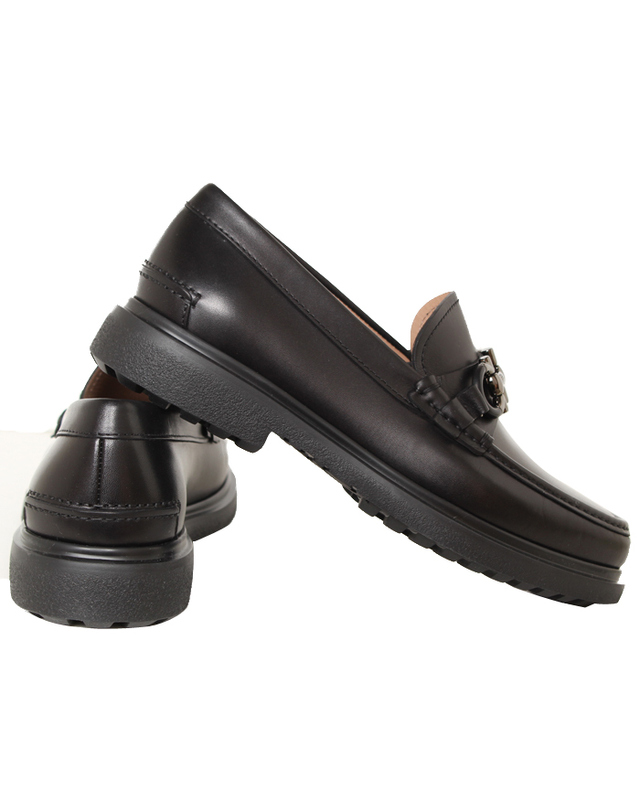 살바토레 페라가모 FERRAGAMO 페라가모 로퍼 READY 0735190 NERO / 남성 로퍼 착용컷