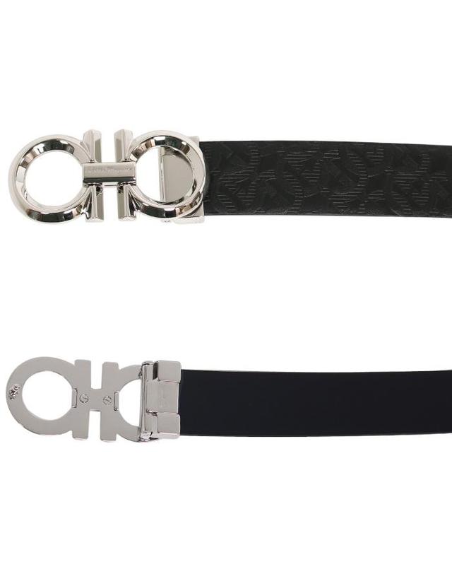 살바토레 페라가모 FERRAGAMO 페라가모 벨트 679939 0746527 NERO/NAVY / 정장벨트 착용컷