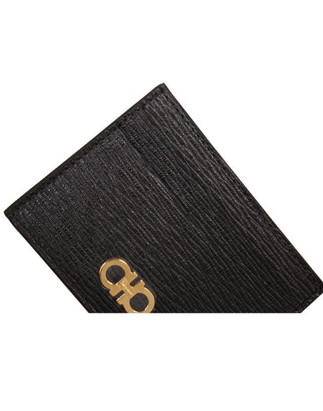 살바토레 페라가모 FERRAGAMO 페라가모 카드케이스 66A387 0704953 NERO R 착용컷
