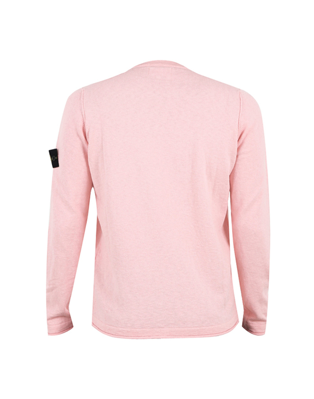 스톤아일랜드 STONE ISLAND 스톤 아일랜드 니트 8015502B0 V0080 / 남성 라운드넥 니트 착용컷